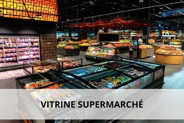 Vitrine supermarché Vitrine supermarché